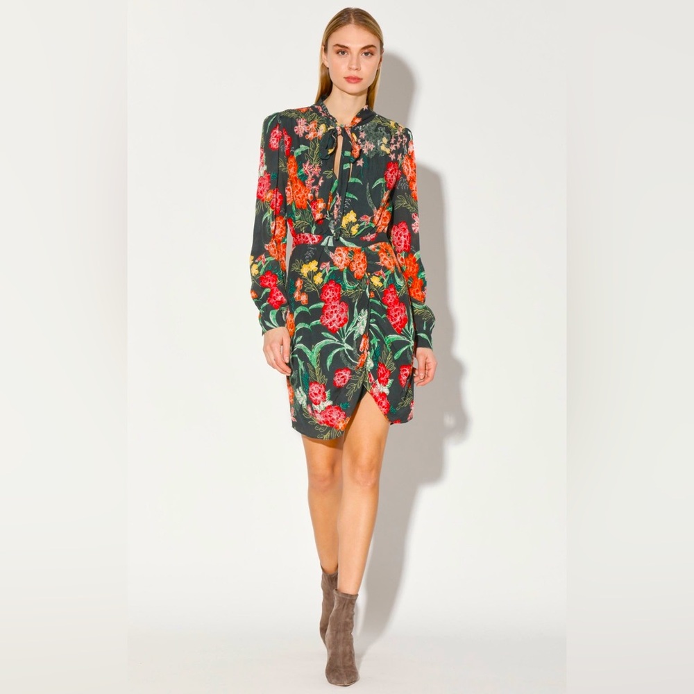 NWOT Walter Baker Willette Dress, Rain Forest - Picture 2 of 8